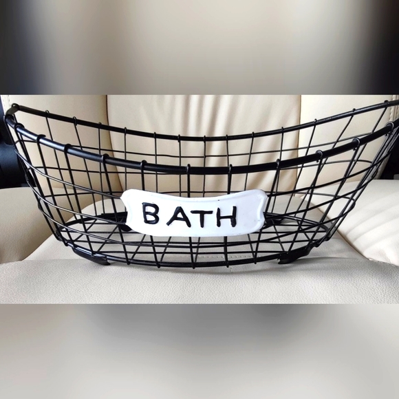 Other - Toilet Tank Bath Wire Basket